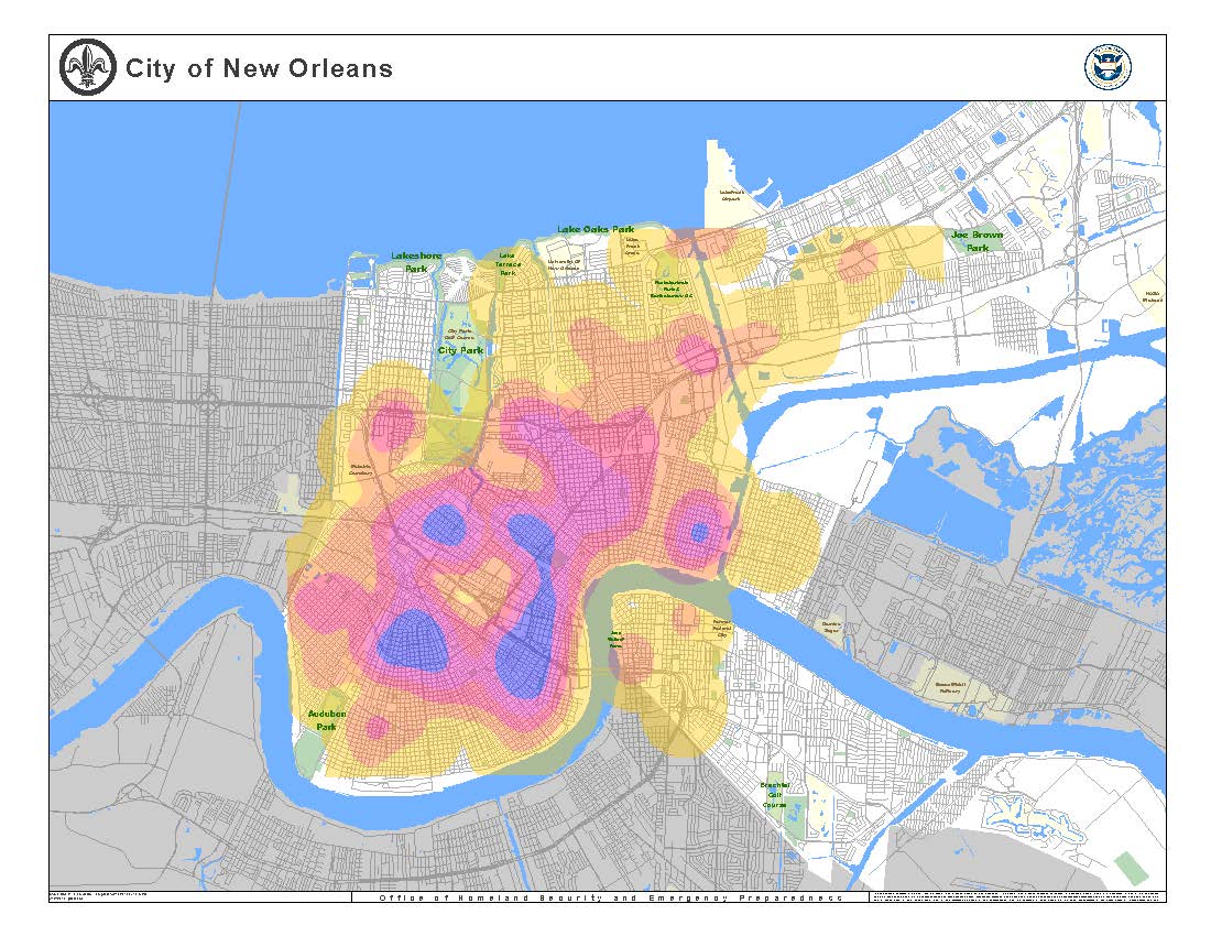 New Orleans Flood Map Hot Sex Picture 1831
